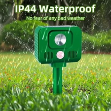 Solar Animal Repeller (Single Pack) - Deters Critters for Yard & Garden Use