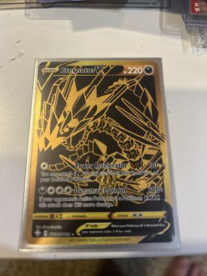 Eternatus V SV121 Gold Secret Rare Shining Fates Pokemon TCG NM - Mint Card