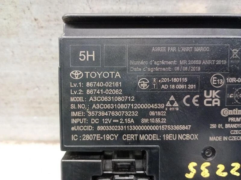 8674002161 modulo elettronico per TOYOTA COROLLA STATION WAGON ( E21 ) 5425416 - Immagine 4 di 4