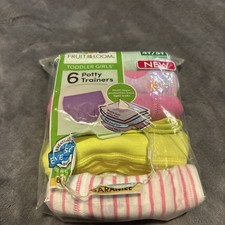 Fruit of the Loom Toddler Girls' Potty Training Briefs.5 pack-4T/5T. BRAND NEW