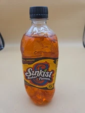Sunkist Solar Fusion bottle soda pop 20 ounce 2010 mandarin orange oz coke pepsi