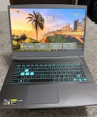 MSI Thin A15 B7UC-205US 15.6'' Ryzen 5 7535HS 8GB 1TB SSD RTX 3050 W11 Gray