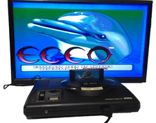 SEGA MEGA DRIVE (PAL) 16-BIT RETRO CONSOLE (MODEL: 1601-05) & GAME FULLY WORKING