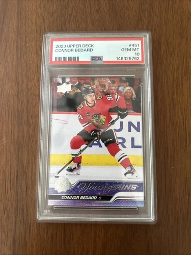 2023-24 Upper Deck Series 2 - Young Guns Connor Bedard #451 (RC) PSA 10