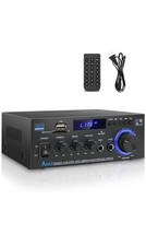 Stereo Home Audio Amplifier Receiver AK45, 400W Bluetooth 5.0 HiFi Stereo Power