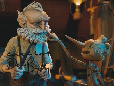 David Bradley handsigniertes 8x6 Zoll Pinocchio Foto