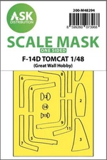 1/48 Artscale F-14D Tomcat one-sided express fit mask for GWH