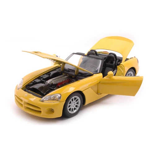 DODGE VIPER SRT-10 2003 YELLOW 1:18 Motormax Auto Stradali Modellino Nuovo - Immagine 3 di 4