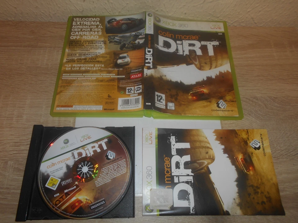 XBOX 360 - DIRT , PAL ESPAÑOL , COMPLETO - Imagen 2 de 2