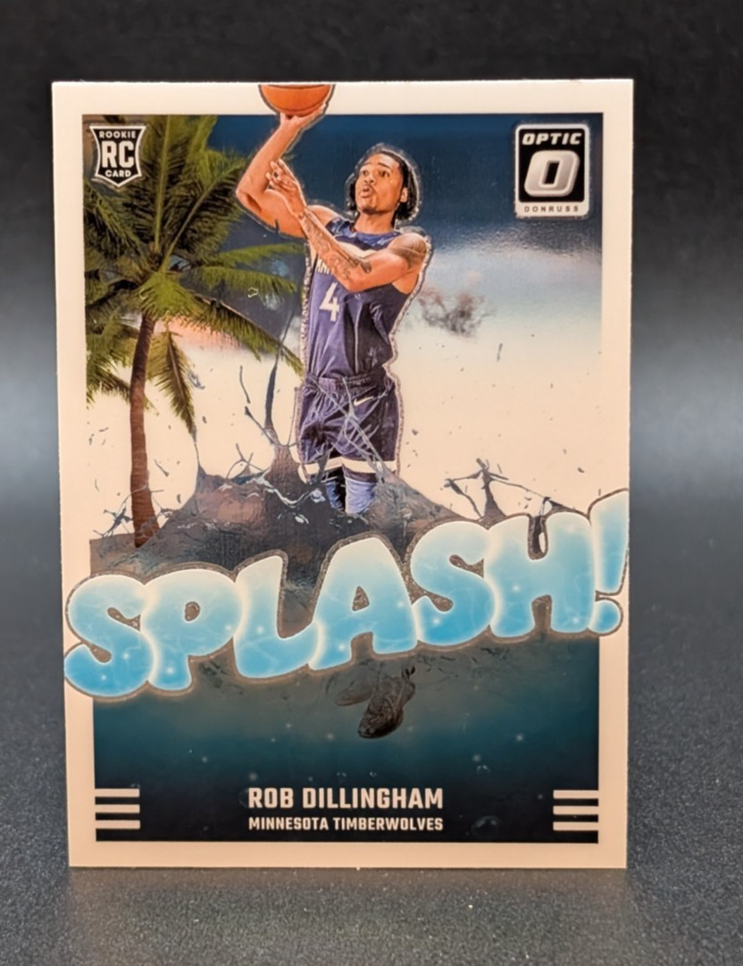 2024-25 Panini Donruss Optic Splash! #8 Rob Dillingham Minnesota Timberwolves