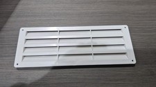 Image of Plastic Louvre Vent 9.5" x  3.5" (241mm x 89mm)