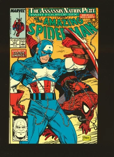 Amazing Spider-Man # 323 - 1st full Solo, Todd McFarlane cover & art NM- Cond