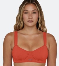 SET ACTIVE sz S Sculptflex Contour Bra Small Orange BRAND NEW