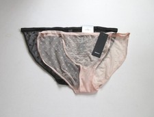DKNY Monogram Mesh String Bikini Panty DK5030 XL MSRP 14.00 NWT