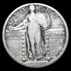 1920-D Standing Liberty Quarter Silver ---- Nice Details Coin ---- #KK504