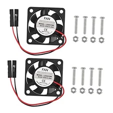Raspberry Pi Fan, 2pc Cooling Fan - Brushless CPU Cooler, Separating 2PCS