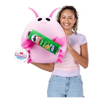 Snackles Serie 2 rosa Garnelen mit Pringles 14 Zoll Plüschtier Stofftier Squishy Zuru