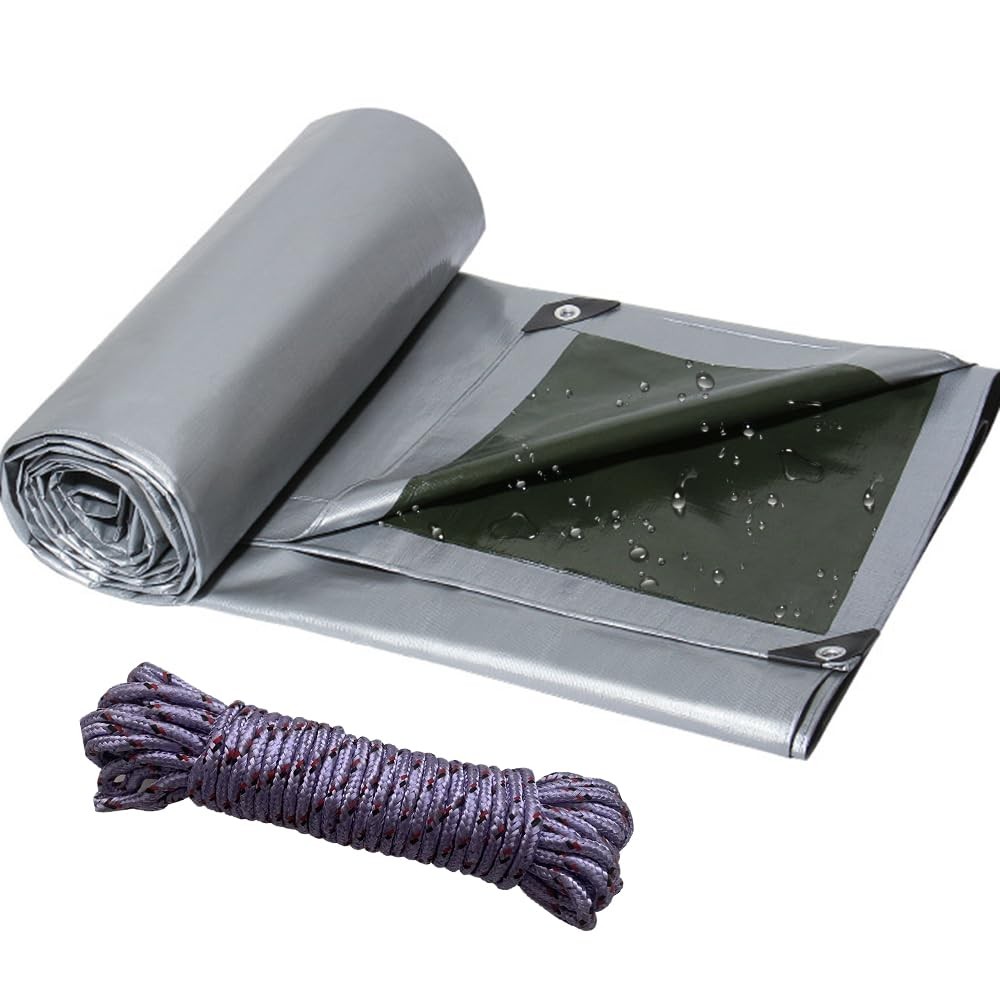 Bâche imperméable extérieure 180g anti-déchirure pour protéger le bois du jardin
