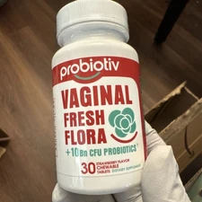 Probiotiv Vaginal Odor Flora 10 Billion CFU 30 Count Exp 11/2025