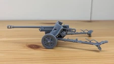 3D Printing 1/72 World War II  German 50mm PAK 38 anti-tank gun Unpainted