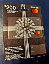 $200 Mastercard Gift Card - No Fee