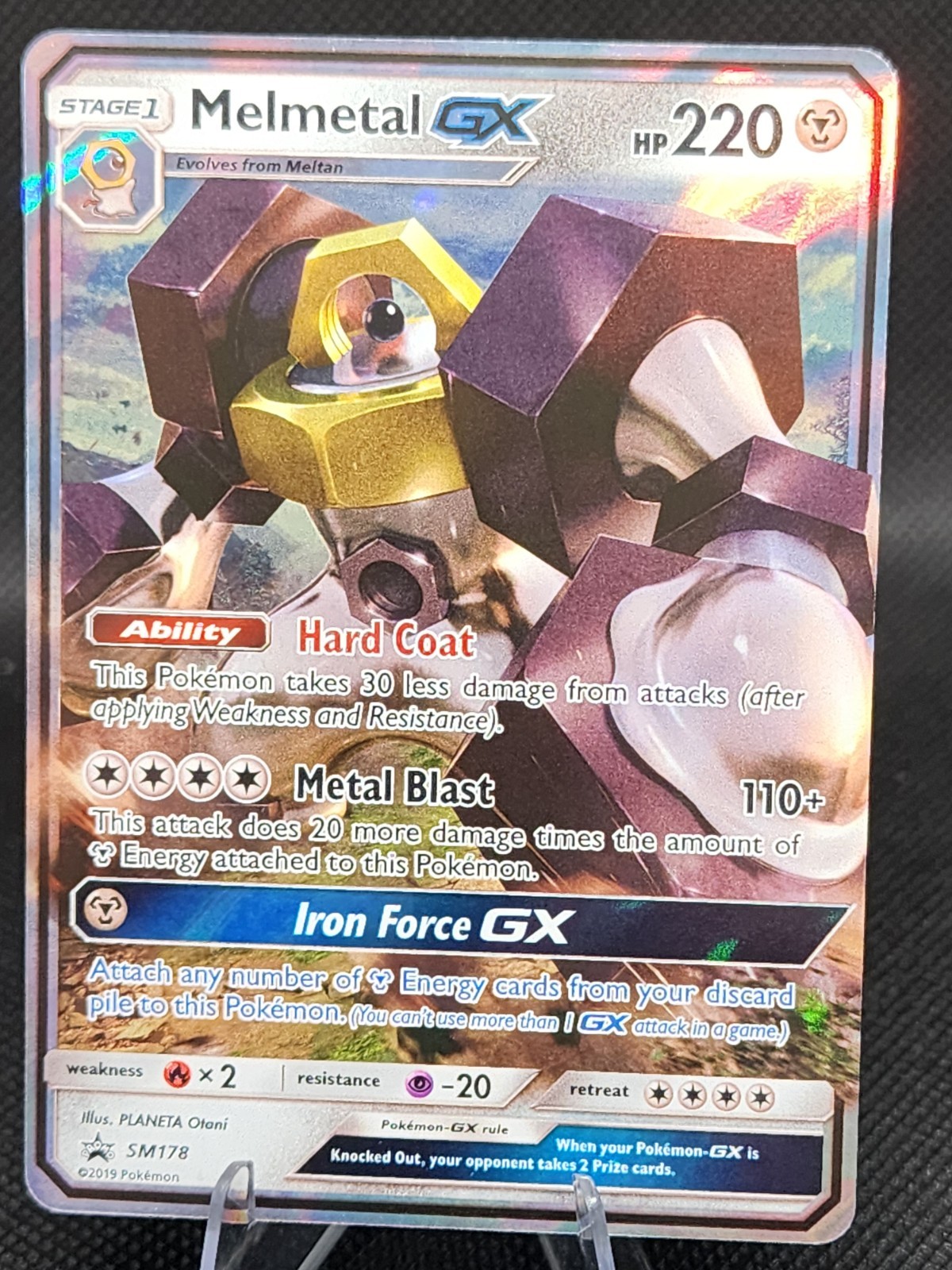 Melmetal GX - SM178 Near Mint Ultra Rare - Sun & Moon Black Star Promo Pokemon