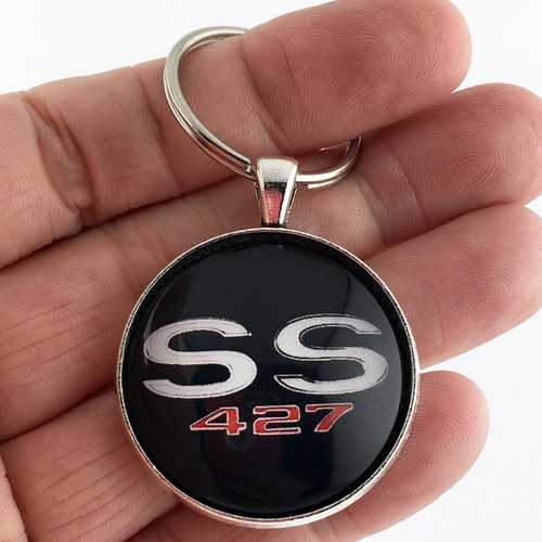 Vintage Chevrolet SS 427 Fender Center Cap Badge Emblem 1.2 Diameter ...