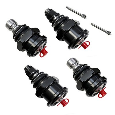 4X Black Kryptonite Ball Joint Package KRBJX3-PACK For Can-Am Maverick X3 17-23