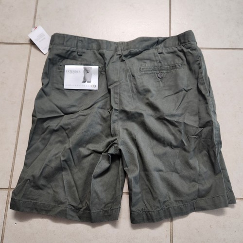 Geoffrey Benne Extender W36 Herren Chino Shorts - olivgrün - BRANDNEU #2147