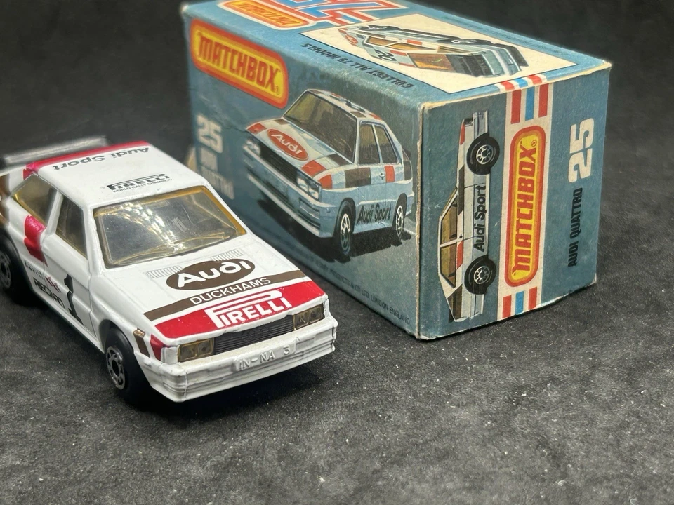Matchbox MB25 Audi Quattro Superfast In L Box Duckhams Pirelli Recaro - Image 3 of 4