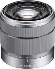 Sony E 18-55 mm F3.5-5.6 OSS 49 mm Filtergewinde (Sony E-mount Anschluss) silber