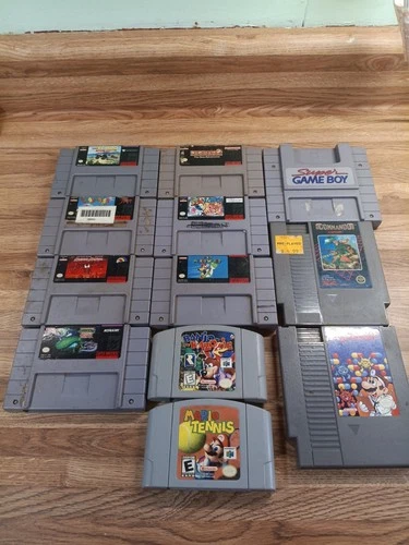 New ListingLot Of 12 Retro Nintendo Games