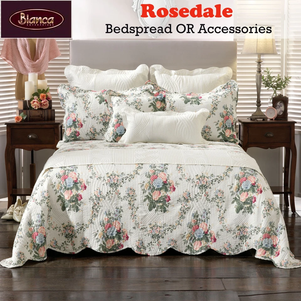 Juego de colcha/cobertor Rosedale multi floral O accesorios de Bianca Foto 2 de 3