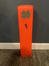 LEONARD MOORE SIGNED NOTRE DAME FIGHTING IRISH TOUCHDOWN PYLON PSA COA AUTOGRAPH