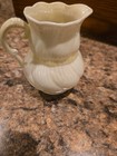 Belleek Ribbon  Mini Creamer Pitcher 3.25” Irish Porcelain Yellow Bow — photo 7
