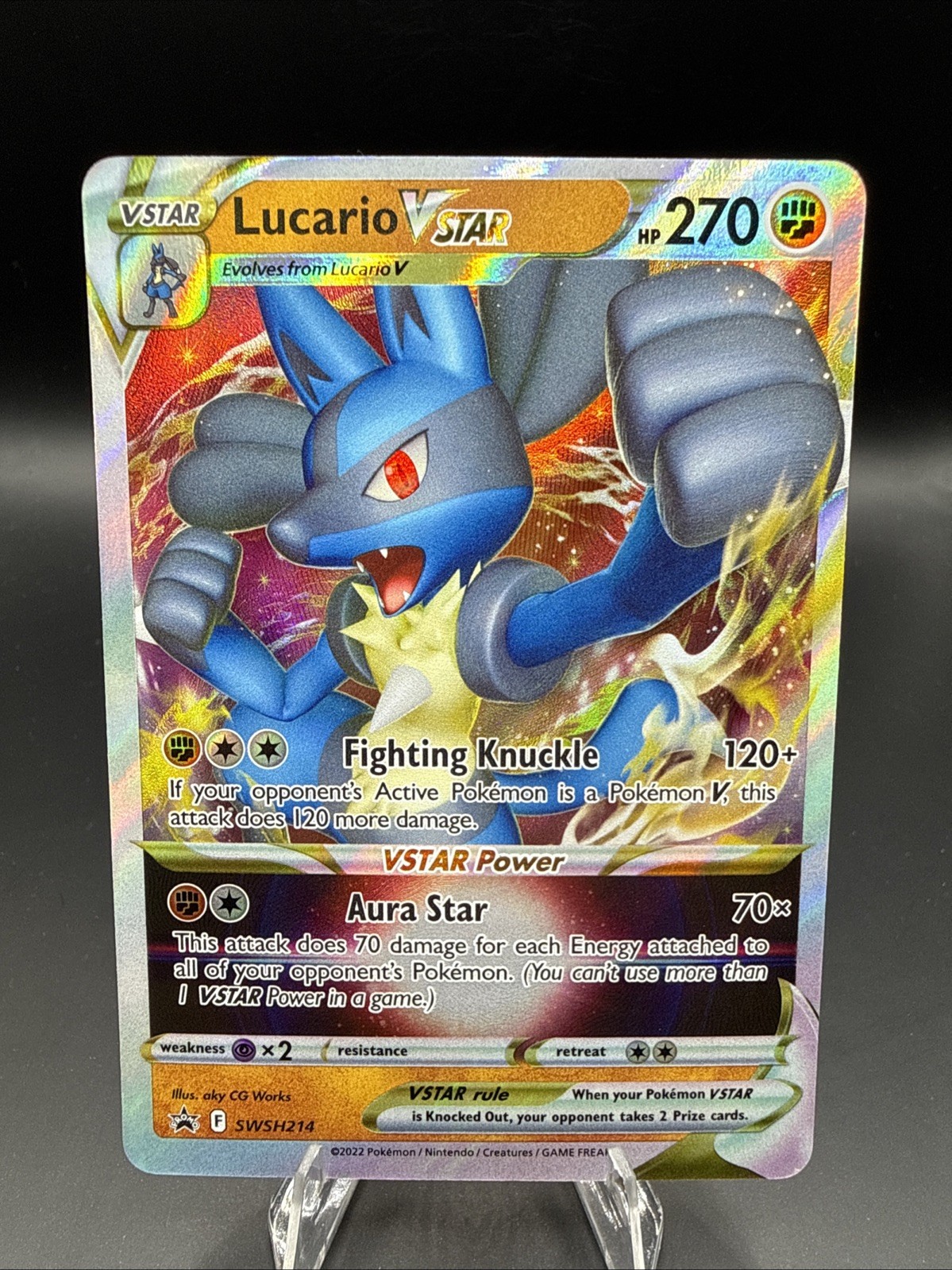 Lucario VSTAR SWSH214 SWSH: Sword & Shield Promo Cards Holo