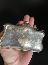 ANTIQUE SILVER LADIES EVENING BAG / PURSE CIRCA 1900. (silver Plate)