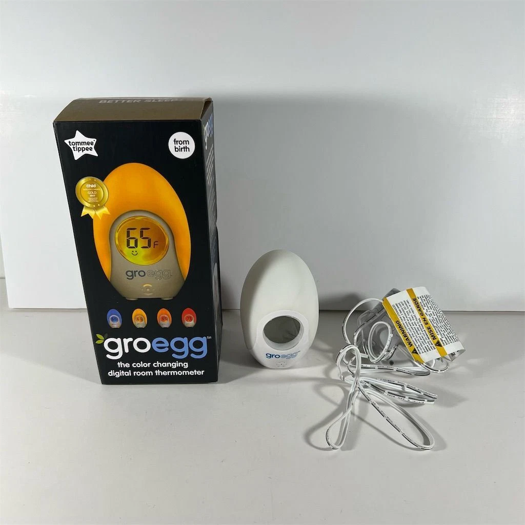Tommee Tippee Gro-Egg Digital Room Thermometer & Night Light Nursery Lamp