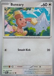 Buneary 083/131 Prismatic Evolutions Common