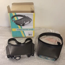 Double Lens Magnifier Head Strap w/Lights P38896 plus Magnifier Head Strap