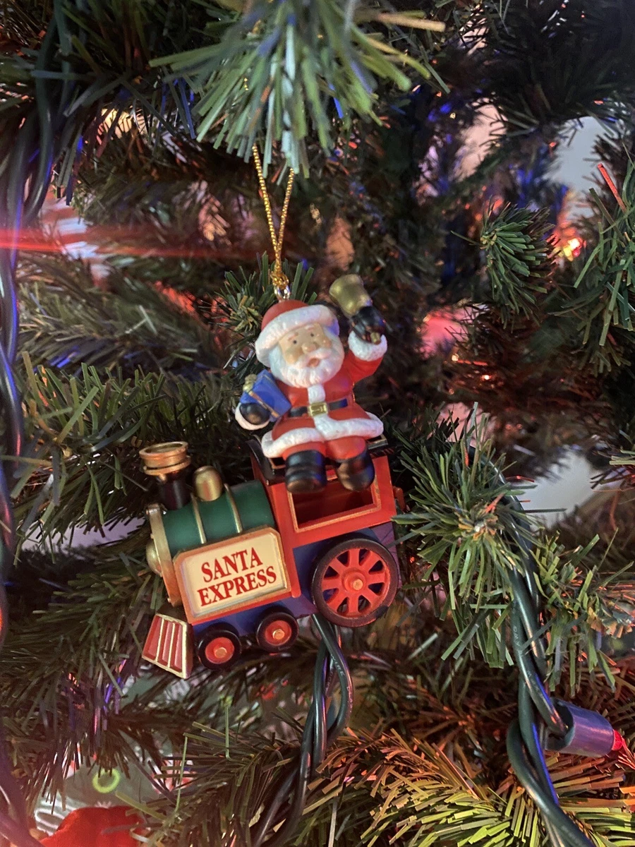 Kirkland Collectable Gift Christmas Ornament Santa Express Train