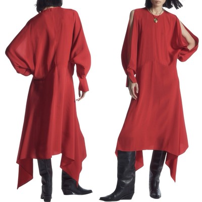knee length dresses for ladies PALOMA Long silk dress