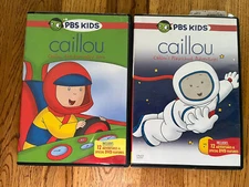 PBS Kids and Nick JR DVDs -Caillou Lot Of 2 Play school Adventures Everyday Hero