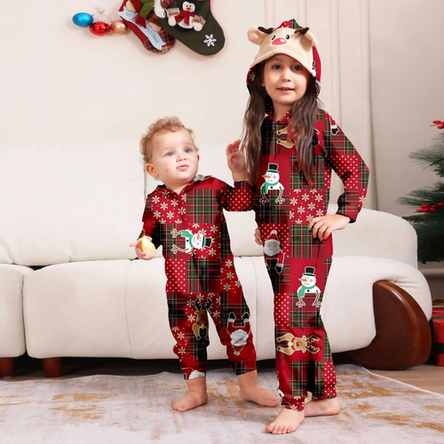 Family Matching Christmas Pyjamas Adult Kids Mum Dad Kids Children Baby - Picture 7 of 10