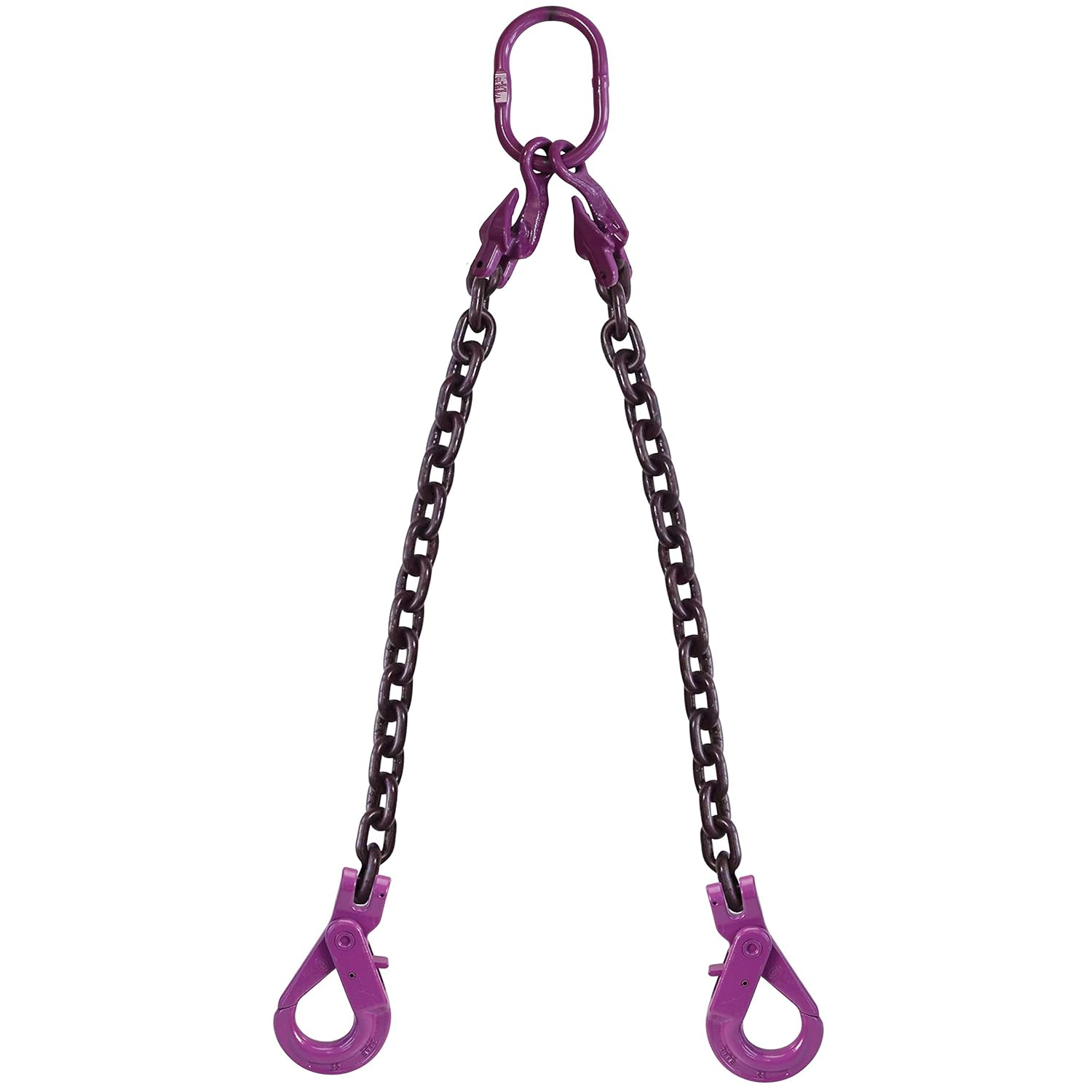 US Cargo Control 9/32 Inch X 5 Foot Adjustable 2-Leg Chain Sling with Self-Locki