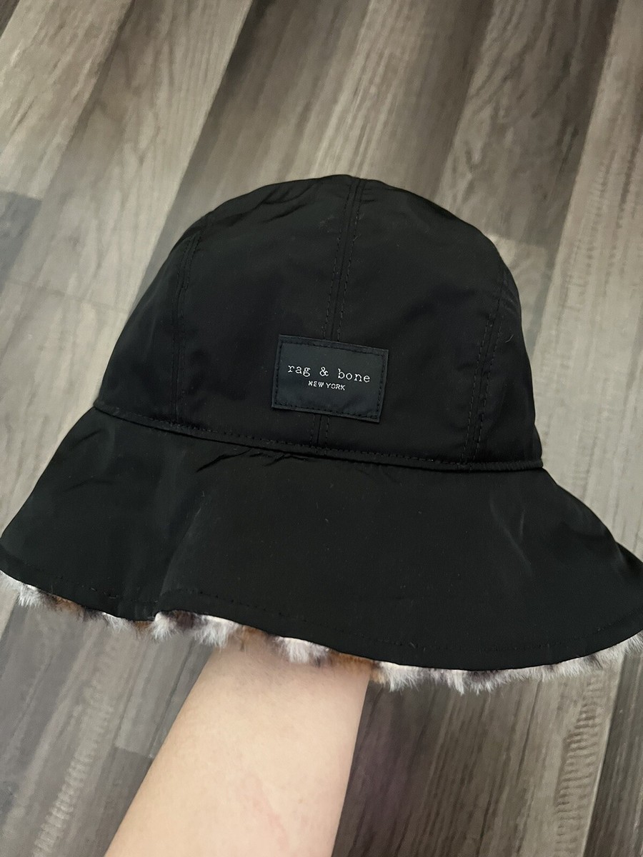 Rag & Bone NWT black Bucket Hat leopard print | eBay display picture 3