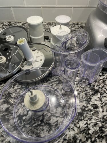 BEAUTIFUL KitchenAid Food Processor KFP0935QMY In Contour Silver With Case NWOB - Picture 14 of 20
