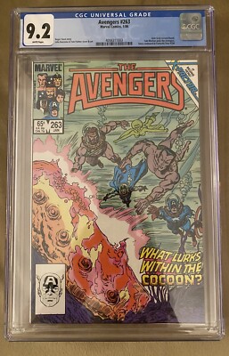 The Avengers #263 (Marvel Comics January 1986) CGC 9.2 Jean Grey Cocoon Found!