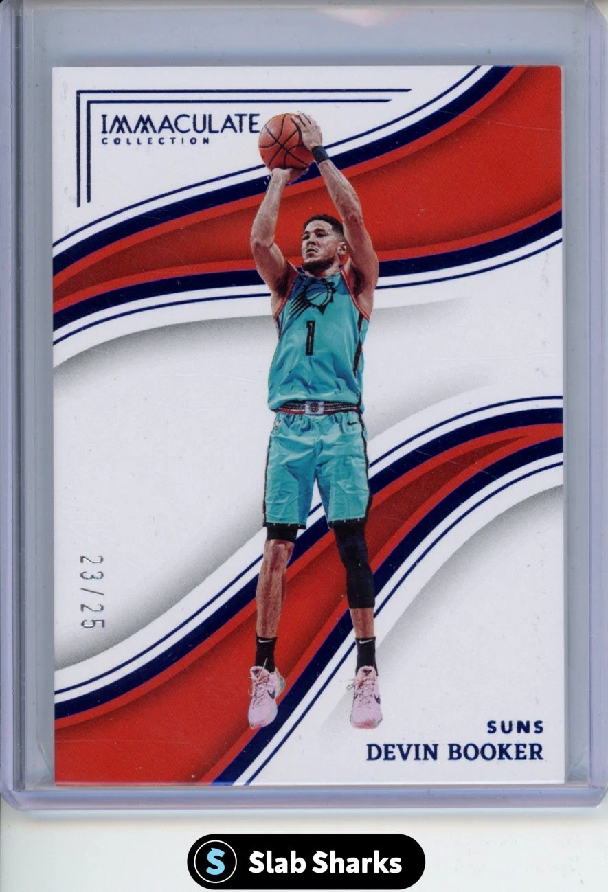 2022 PANINI IMMACULATE DEVIN BOOKER BLUE /25