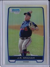 J.R. Graham 2012 Bowman Refractor #'d /500 Chrome Prospect Atlanta Braves
